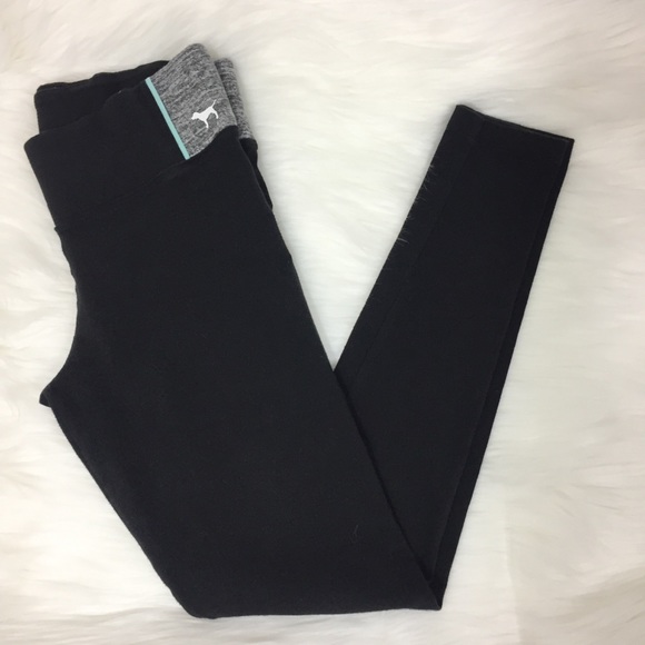 PINK Victoria's Secret Pants - PINK Victoria’s Secret Black Yoga Pants